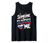Someone In Slovenia Loves Me Long Distance Love Camiseta sin Mangas