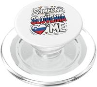 Someone In Slovenia Loves Me Long Distance Love PopSockets PopGrip para MagSafe