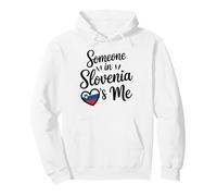 Someone In Slovenia Loves Me Slovenian Flag Heart Sudadera con Capucha