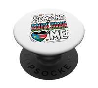 Someone In South Sudan Loves Me Long Distance PopSockets PopGrip Adhesivo