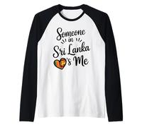 Someone In Sri Lanka Loves Me Family Connection Camiseta Manga Raglan