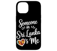 Someone In Sri Lanka Loves Me Heart Flag Carcasa para iPhone 14