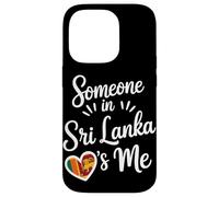 Someone In Sri Lanka Loves Me Heart Flag Carcasa para iPhone 14 Pro