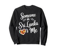 Someone In Sri Lanka Loves Me Heart Flag Sudadera