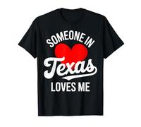 Someone in Texas Loves Me Cute State Pride Art Camiseta
