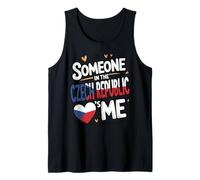 Someone In The Czech Republic Loves Me Heart Camiseta sin Mangas