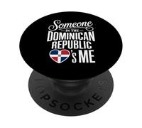 Someone In The Dominican Republic Loves Me Pride PopSockets PopGrip Adhesivo