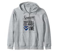 Someone In The Marshall Islands Loves Me Heart Sudadera con Capucha