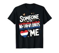 Someone In The Netherlands Loves Me Heart Camiseta