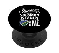 Someone In The Solomon Islands Loves Me Heart PopSockets PopGrip Adhesivo