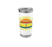 Someone In The USA Loves Me Vintage Sunset Vaso térmico de acero inoxidable de doble pared