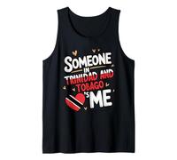 Someone In Trinidad and Tobago Loves Me Heart Camiseta sin Mangas
