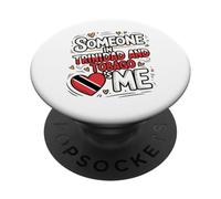 Someone In Trinidad and Tobago Loves Me Heart PopSockets PopGrip Adhesivo