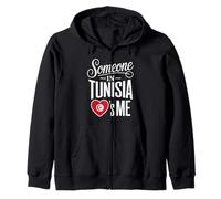Someone In Tunisia Loves Me Long Distance Romance Sudadera con Capucha