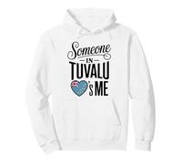 Someone In Tuvalu Loves Me Long Distance Romance Sudadera con Capucha