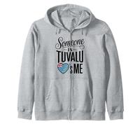Someone In Tuvalu Loves Me Long Distance Romance Sudadera con Capucha