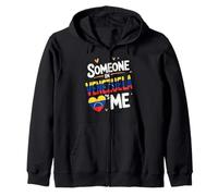 Someone In Venezuela Loves Me Heart Flag Sudadera con Capucha