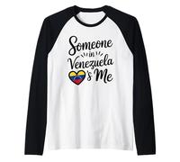 Someone In Venezuela Loves Me Venezuelan Camiseta Manga Raglan