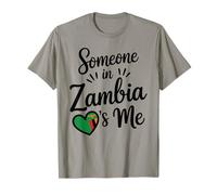 Someone In Zambia Loves Me Long Distance Love Camiseta