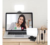 Somerick IluminacióN Para Videoconferencia - Luz De CáMara Web con 3 Modos De Luz Y AtenuacióN Continua,para Transmisión En Vivo En Línea, Trabajo Remoto y Reunión en Línea