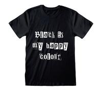 Something Different Camiseta Black Is My Happy Colour para Adultos (SD10142)
