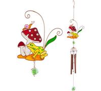 Something Different Campanillas de viento diseño sapo y setas (SD138)