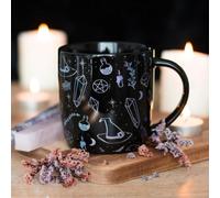 Something Different Crystal Witch - Taza impresa (talla única) (negro/azul/morado)