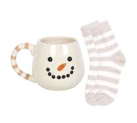 Something Different Set de Taza y Calcetines Diseño Muñeco de Nieve (SD6245)