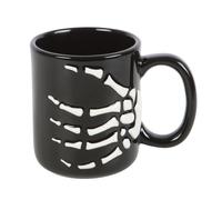 Something Different Taza Diseño Mano de Esqueleto Bats And Bones (SD6141)