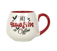 Something Different Taza Diseño Redondeado My Blood Type is Coffee (SD4751)