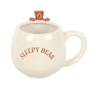 Something Different Taza redonda Sleepy Bear (tamaño único) (blanco)