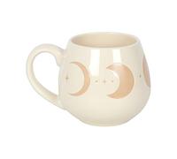 Something Different Wholesale Taza redonda mágica de fase lunar, recipiente celestial para vibraciones positivas y mañanas refrescantes, taza discreta con temática lunar