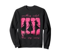 Something Wicked This Way Comes Witch Halloween para Mujer Sudadera