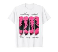 Something Wicked Witches Flying Halloween Spooky Vintage Camiseta