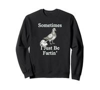 Sometimes I Be Fartin' Pigeon Retro Rata del Cielo Gráfico Sudadera