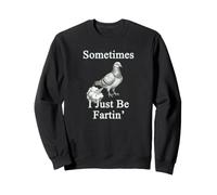Sometimes I Be Fartin' Pigeon Retro Rata del Cielo Gráfico Sudadera