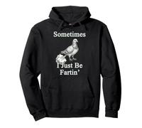 Sometimes I Be Fartin' Pigeon Retro Rata del Cielo Gráfico Sudadera con Capucha