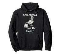 Sometimes I Be Fartin' Pigeon Retro Rata del Cielo Gráfico Sudadera con Capucha