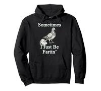 Sometimes I Be Fartin' Pigeon Retro Rata del Cielo Gráfico Sudadera con Capucha