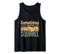 Sometimes I Get Distracted Squirrel Distracción --- Camiseta sin Mangas