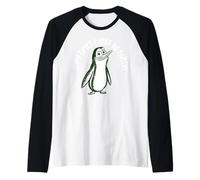 Sometimes I Just Be Fartin - Cita humorística de un Pedo de pingüino Camiseta Manga Raglan