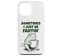 Sometimes I Just Be Fartin' Funny Frog Humor Adult Men Women Carcasa para iPhone 13 Pro MAX