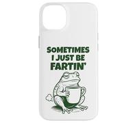 Sometimes I Just Be Fartin' Funny Frog Humor Adult Men Women Carcasa para iPhone 14 Plus