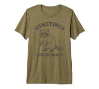 Sometimes I Just Be Fartin' Funny Raccoon Fart Hombres, Mujeres Niños Camiseta Premium