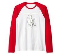 Sometimes I Just Be Fartin' Retro Divertido Gato tirando Pedos Camiseta Manga Raglan