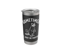 Sometimes I Just Be Farting Raccoon Dad Fart Día del Padre Vaso térmico de acero inoxidable de doble pared