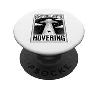 Sometimes I Just Be Floping Funny Cow Get Beamed Retro PopSockets PopGrip Adhesivo