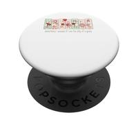 Sometimes i Wonder if i Am Too Silly of a Goose Valentine PopSockets PopGrip Adhesivo