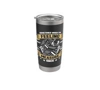 Sometimes When I'm Feeling Woodworker Carpintería Carpintero Vaso térmico de acero inoxidable de doble pared