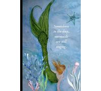 Somewhere In The Deep Mermaid Journal/Notebook 6 x 9 with Lined Pages